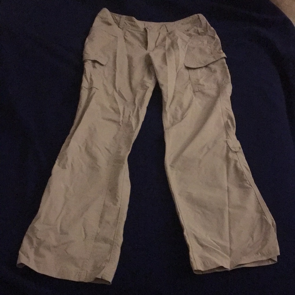 North Face khaki hiking pants
